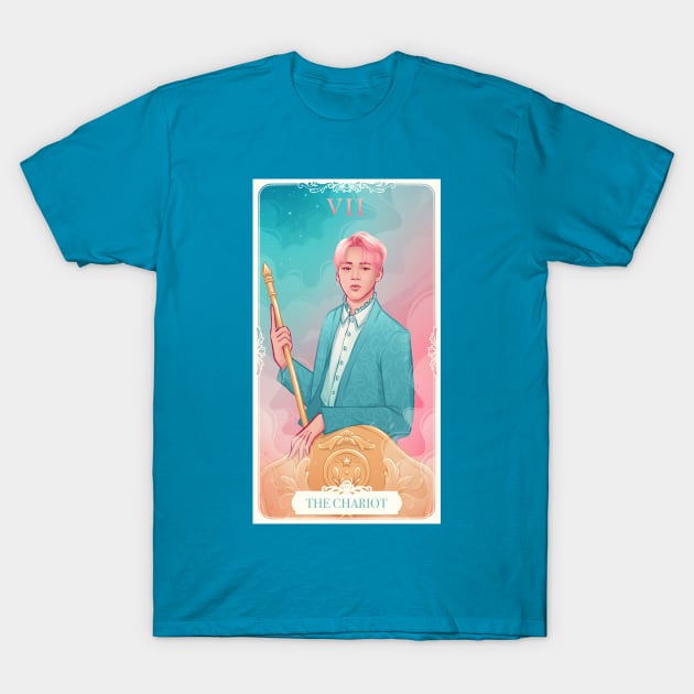 BTS THE CHARIOT JIMIN T-Shirt by delpionedan